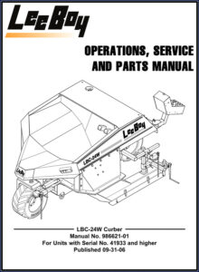 leeboy lbc, leeboy manual