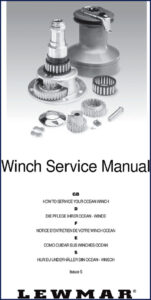 Lewmar Ocean Winch Service Manual – Factory Specs for Proper Maintenance – OEM Service Manual
