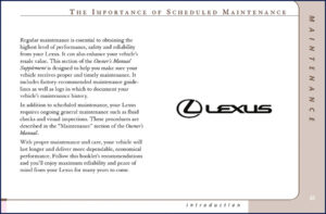 lexus rx300 user manual, manual,  rx300