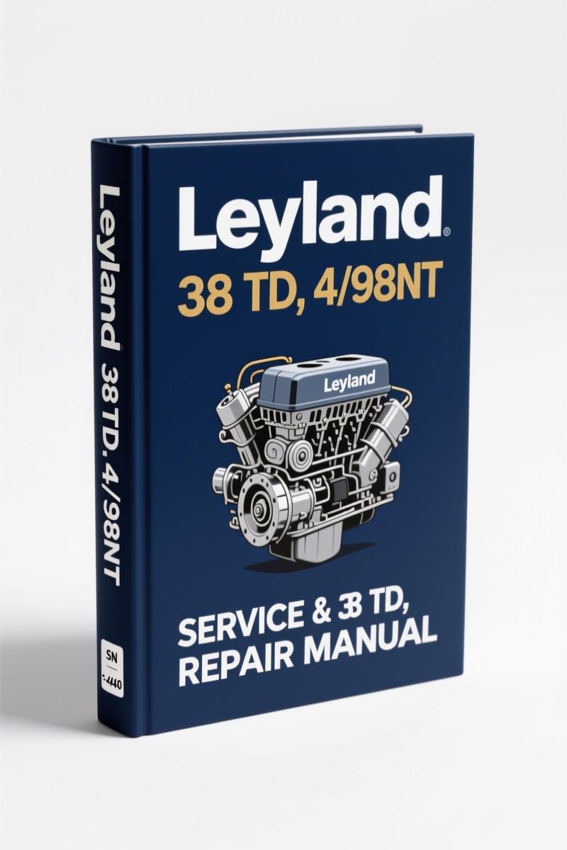 leyland 38 td, 4/98nt service manual, leyland service manual, leyland 38