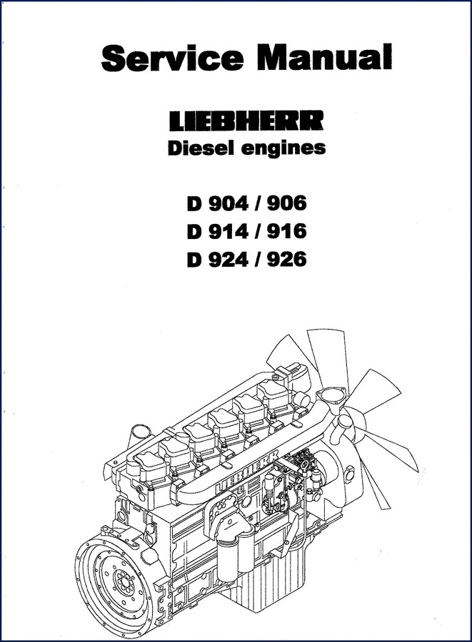 liebherr d 904 d 906 d 914 d, liebherr service manual, liebherr d