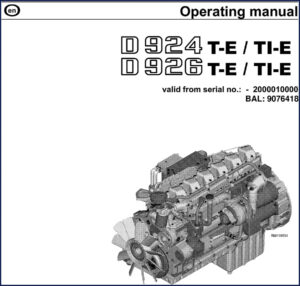 liebherr d924 t, liebherr manual, liebherr d924