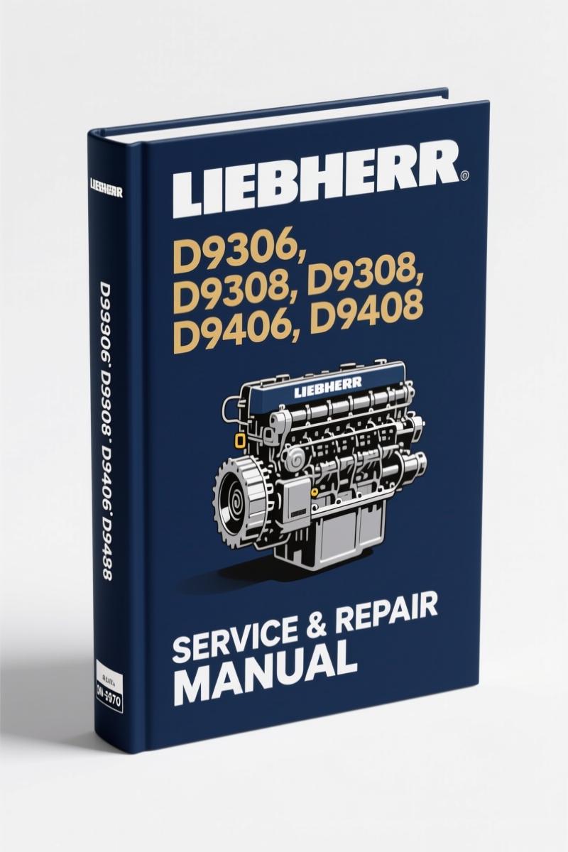 liebherr d9306, d9308, d9406, d9408 2002 service manual, liebherr service manual, liebherr d9306,