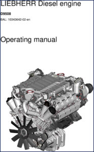 liebherr d9508 operators manual, liebherr manual, liebherr d9508