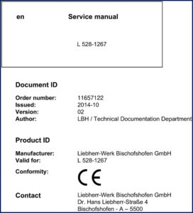 liebherr l528 2014 service manual, liebherr service manual, liebherr l528