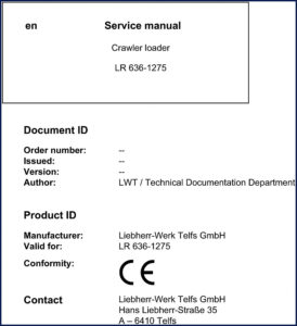 liebherr lr 636, liebherr manual, liebherr lr