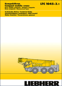 liebherr ltc 1045, liebherr manual, liebherr ltc