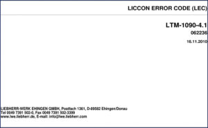 liebherr ltm 1090, liebherr manual, liebherr ltm