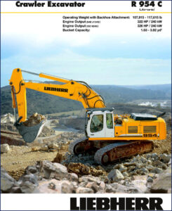liebherr r 954 c technical manual, liebherr manual, liebherr r