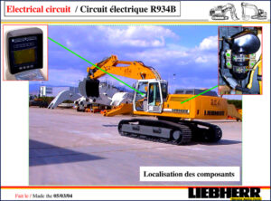 liebherr r934b 2004 electrical schematic, liebherr manual, liebherr r934b
