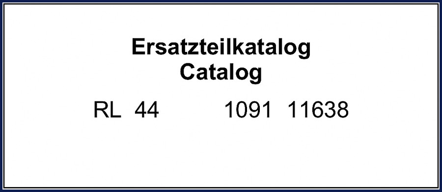 liebherr rl 44 1091 11638 2010 parts catalog, liebherr parts catalog, liebherr rl