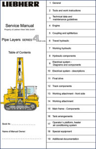 liebherr rl 2008 service manual, liebherr service manual, liebherr rl