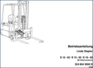 linde e 12, linde manual, linde e