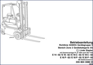 linde e 16, linde manual, linde e