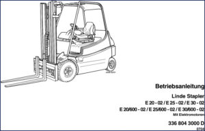 linde e 20, linde manual, linde e