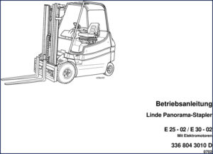 linde e 25, linde manual, linde e