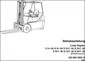 linde e14, linde manual