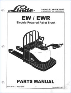 linde ew, ewr 2000 parts catalog, linde parts catalog, linde ew,