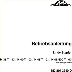 linde h35 t, manual,  h35