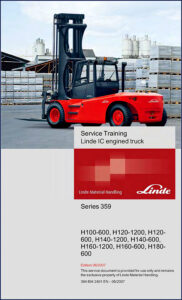 linde h100, linde manual