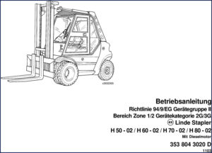 linde h50, linde manual