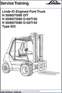 linde h50, linde manual