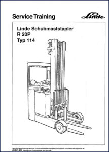 linde r 20p training manual, linde manual, linde r