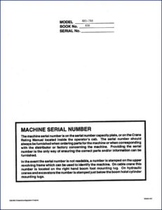 link, link-belt manual