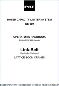 link, link-belt manual