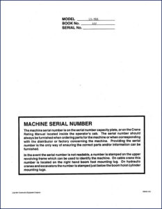 link, link-belt manual