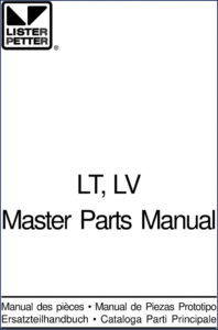 lister, lister-petter manual