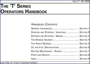 lister, lister-petter manual