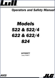lull 522/522/4/622/622/4/824 operators manual, lull manual, lull 522/522/4/622/622/4/824