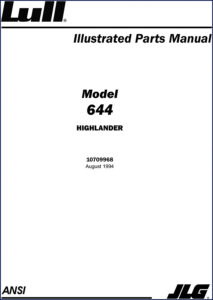 lull 644 1994 parts catalog, lull parts catalog, lull 644