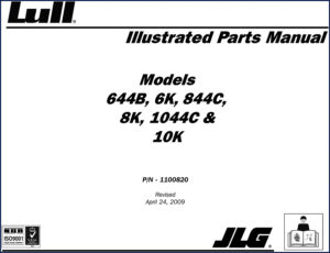 lull 644b, 6k, 844c, 8k, 1044c 2009 parts, lull parts catalog, lull 644b,