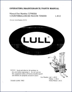 lull l, lull manual