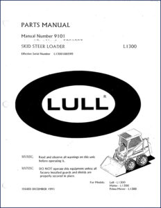lull l1300 1991 parts catalog, lull parts catalog, lull l1300