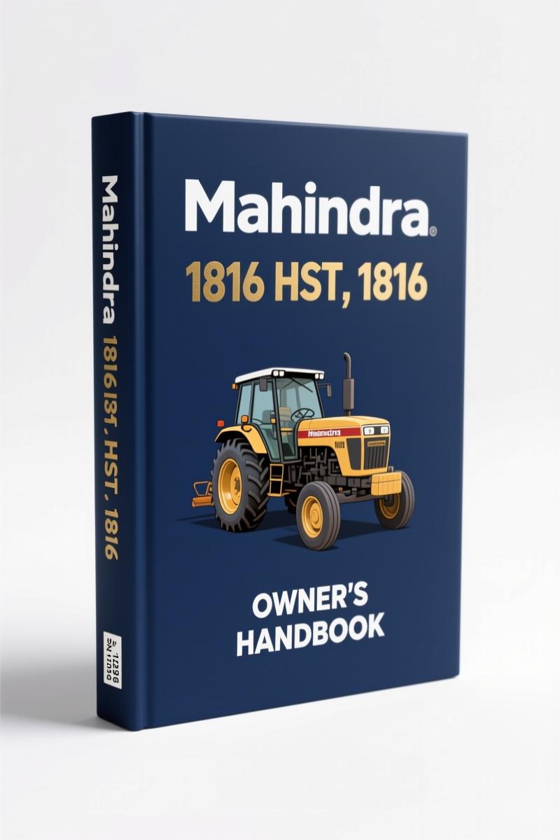 mahindra 1816 hst 1816 operators manual, mahindra manual, mahindra 1816