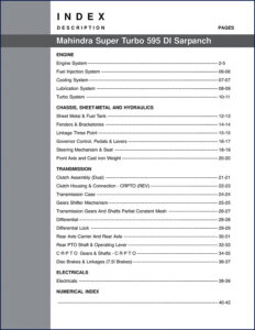 mahindra 595 di sarpanch parts catalog, mahindra parts catalog, mahindra 595