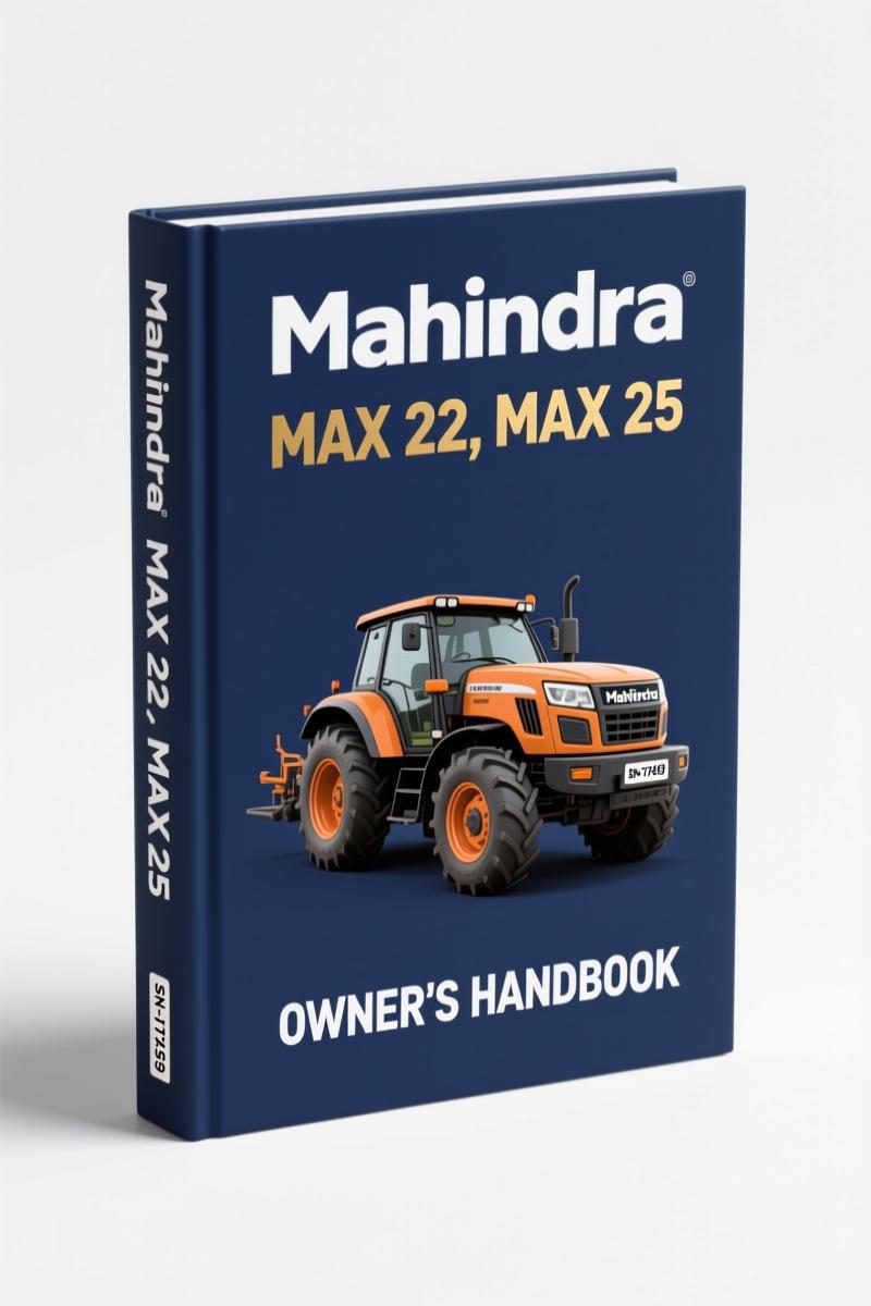 mahindra max 22, max 25 2011 operators manual, mahindra manual, mahindra max