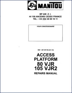 manitou 80 vjr 105 vjr2 2004 repair manual, manitou repair manual, manitou 80