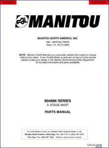 manitou 804866 parts catalog, manitou parts catalog, manitou 804866
