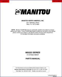 manitou 805323 parts catalog, manitou parts catalog, manitou 805323