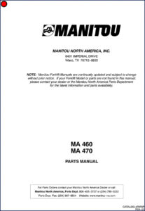 manitou ma 460, ma 470 parts catalog oem, manitou parts catalog, manitou ma