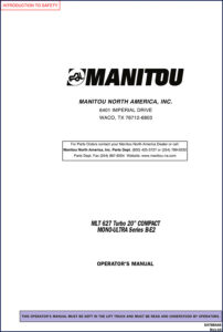 manitou mlt 627 operators manual, manitou manual, manitou mlt
