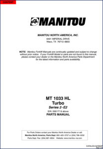 manitou mlt 742, mt 1033 2003 parts catalog, manitou parts catalog, manitou mlt