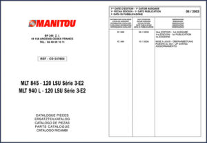 manitou mlt 845 mlt 940 2003 parts catalog, manitou parts catalog, manitou mlt
