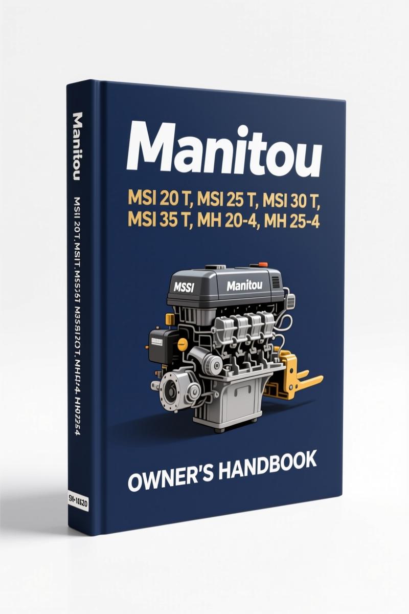manitou msi 20 t, msi 25 t, msi, manitou manual, manitou msi