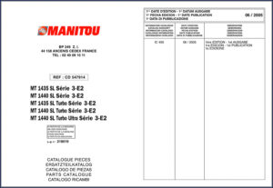 manitou mt 1435 sl, mt 1440 sl, mt, manitou parts catalog, manitou mt