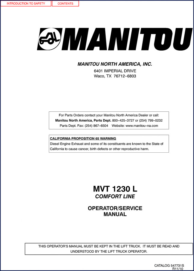 manitou mvt 1230 l operators manual, manitou manual, manitou mvt